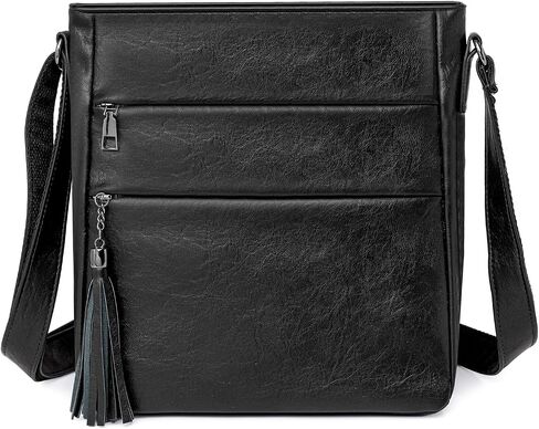 Crossbody Purses for Women, Multi Pocket Casual Shoulder Bag with Tassel and Adjustable Strap in Saudi Arabia