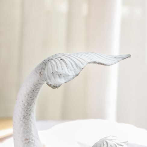 SOFFEE DESIGN Shy Mermaid Figurine Resin Ornament, Coastal Bedroom Shelf Decor for Mermaid Lovers, Unique Housewarming Gift in Saudi Arabia