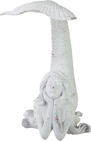 SOFFEE DESIGN Shy Mermaid Figurine Resin Ornament, Coastal Bedroom Shelf Decor for Mermaid Lovers, Unique Housewarming Gift in Saudi Arabia