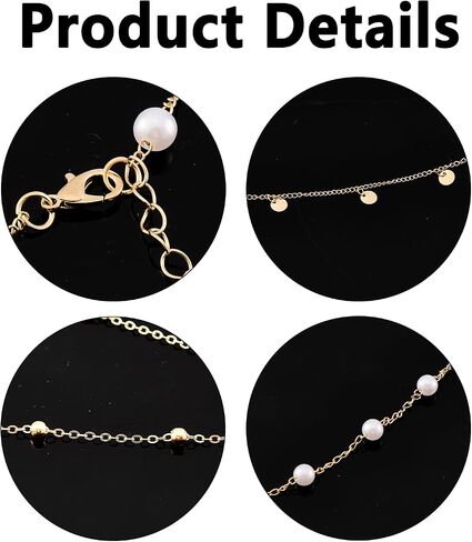 Avxdbr 5 Piece Gold Body Chain Set for Women Adjustable Waist Chains Boho Chic Layered Chains for Bikinis Summer Dresses Beach Parties Weddings Engagements Proms in Saudi Arabia