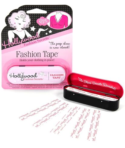 Hollywood Fashion Secrets Fashion Tape Tin, Checklane (Upright) 36 ct Double Sided Apparel Tape in Kuwait