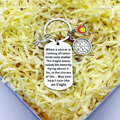 Eagles Gifts Scout Leader Keychain for Christmas Graduation Retirement Inspirational Gifts for Eagles Scout Sco-T Troop Leader Scoutmaster Women Men BFF Camping Keyring American Eagle Lover Jewelry in Kuwait