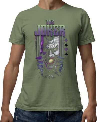 Batman Dark Knight The Joker Arkham Asylum Behind Bars Casual Unisex Adult Men’s and Women’s Short Sleeve T-Shirt in Kuwait