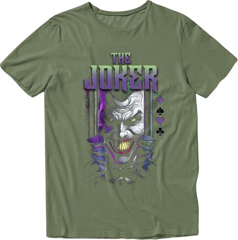 Batman Dark Knight The Joker Arkham Asylum Behind Bars Casual Unisex Adult Men’s and Women’s Short Sleeve T-Shirt in Kuwait