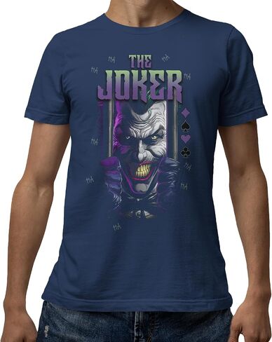 Batman Dark Knight The Joker Arkham Asylum Behind Bars Casual Unisex Adult Men’s and Women’s Short Sleeve T-Shirt in Kuwait