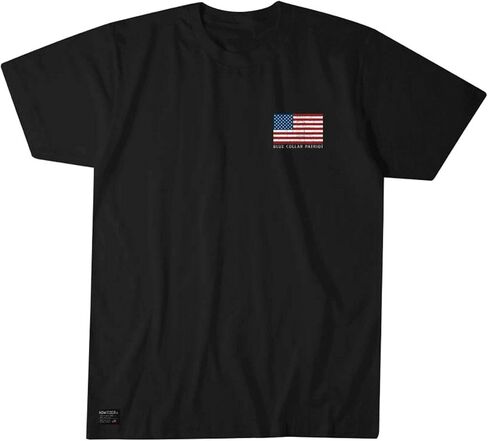 Howitzer Style Men's T-Shirt Blue Collar Truckers Military Grunt MFG in Kuwait