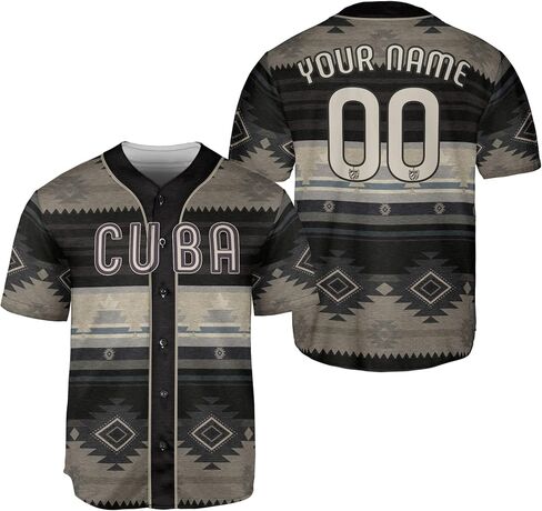 Custom Cuba Jersey Baseball, Personalized Cuba Jerseys for Men, Cuba Baseball Jersey, Cuba Shirt in Saudi Arabia