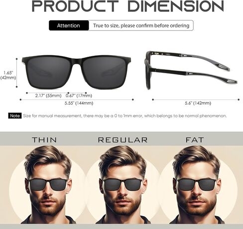 Missfive 2 Pack Upgraded TR90 Reading Sunglasses Men, Sporty Full Lens UV400 Protection Sun Readers Metal Spring Hinge in Saudi Arabia