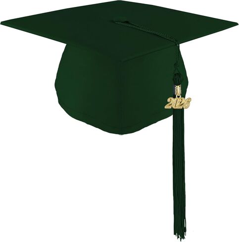Unisex Adult Matte Graduation Cap with Tassel Adjustable Graduation Hat for High School College and Bachelor in Saudi Arabia