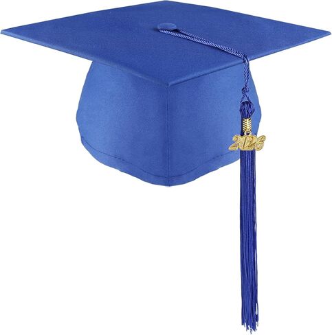 Unisex Adult Matte Graduation Cap with Tassel Adjustable Graduation Hat for High School College and Bachelor in Saudi Arabia