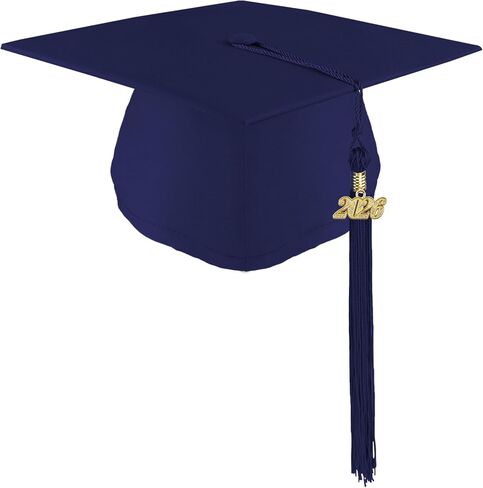 Unisex Adult Matte Graduation Cap with Tassel Adjustable Graduation Hat for High School College and Bachelor in Saudi Arabia