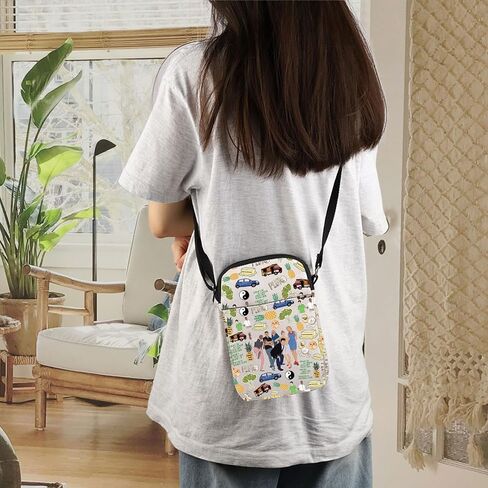 ENSIANTH Movie Fan Crossbody Bag Pineapple -Comedy TV Show Inspired - Psychos Lover - I've Heard it Both Ways Gift in Kuwait