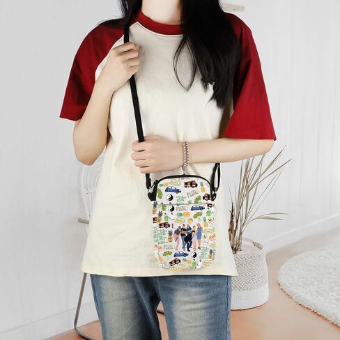 ENSIANTH Movie Fan Crossbody Bag Pineapple -Comedy TV Show Inspired - Psychos Lover - I've Heard it Both Ways Gift in Kuwait
