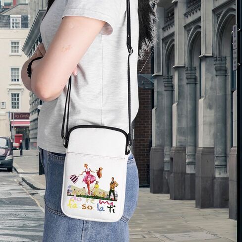 BWWKTOP الصوت الموسيقية Crossbody محفظة فون تراب هدية دو ري مي فا سو لا تي مسرح حقيبة ساعي الدراما الموسيقية البضائع in Kuwait
