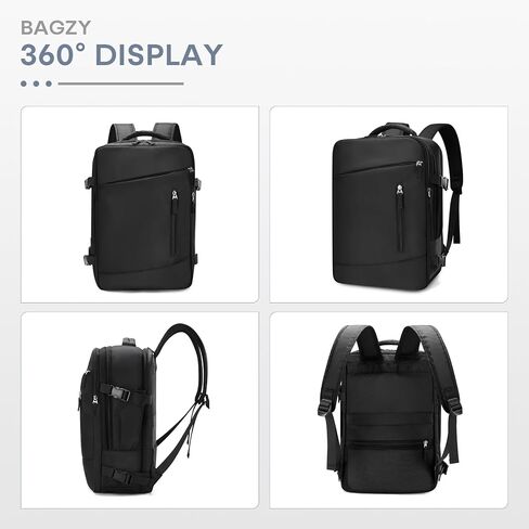 40x30x15cm Personal Item Bag Underseat Travel Backpack 17x13x9 Inches Underseat Personal Item Bag Carry on Luggage with Shoe Compartment Flight Approved for College Weekender Men Women Black in Saudi Arabia