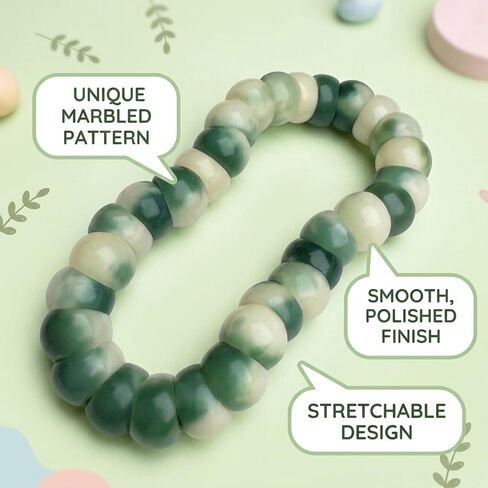 Bodhi Seed Bracelet, Fidget Bracelet for Women, Fidget for Anxiety Relief, Bodhi, Green Meditation Beads, 10x10x3 cm Natural Stone Beads in Saudi Arabia