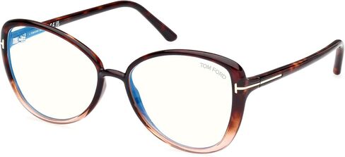 Tom Ford FT5907-B BLUE BLOCK Havana 55/15/140 women Eyewear Frame in Kuwait