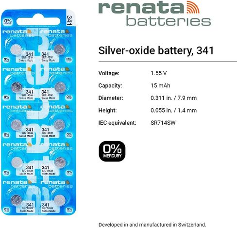 Renata 341 Button Cell watch battery in Saudi Arabia