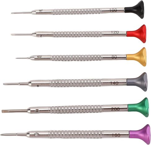 Precision Jewelers Screwdriver Set, 6Pcs Micro Watch Screwdriver Set for Watch, Jewelry, Eyeglass, Electronics Repair in Kuwait