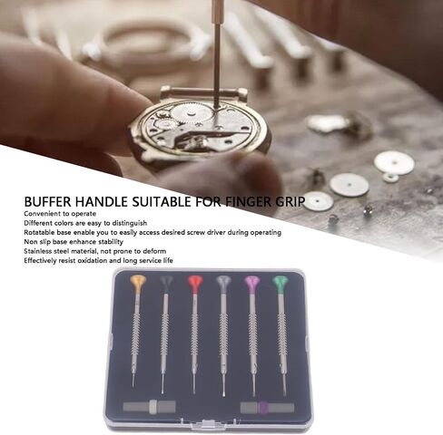 Precision Jewelers Screwdriver Set, 6Pcs Micro Watch Screwdriver Set for Watch, Jewelry, Eyeglass, Electronics Repair in Kuwait