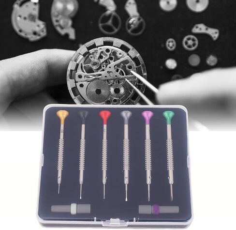 Precision Jewelers Screwdriver Set, 6Pcs Micro Watch Screwdriver Set for Watch, Jewelry, Eyeglass, Electronics Repair in Kuwait