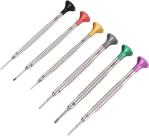 Precision Jewelers Screwdriver Set, 6Pcs Micro Watch Screwdriver Set for Watch, Jewelry, Eyeglass, Electronics Repair in Kuwait