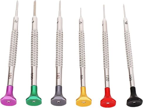 Precision Jewelers Screwdriver Set, 6Pcs Micro Watch Screwdriver Set for Watch, Jewelry, Eyeglass, Electronics Repair in Kuwait