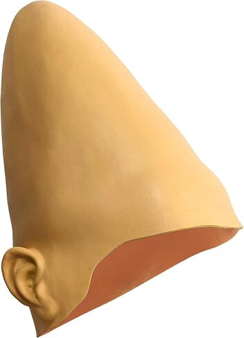 Funny Latex Pointed Head Mask, Novelty Cone Head Costume Accessory for Halloween Cosplay, April Fools Day Prank, Party, TikTok Videos, One Size Fits Most in Saudi Arabia