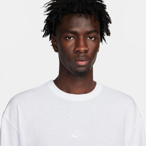 Nike Sportswear Premium Essentials Men's T-Shirt (White/White, DO7392-101) Size Medium in Kuwait