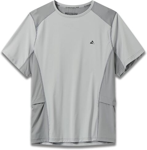 CHRONOLINE Men’s Athletic T-Shirt Moisture Wicking Shirt for Men with Pocket Stretch Lightweight Quick Dry Running Swim Tee in Saudi Arabia