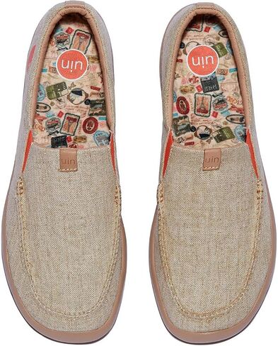 UIN Men's Art Travel Shoes Slip On Casual Painted Loafers Lightweight Comfort Fashion Sneaker Nerja in Kuwait