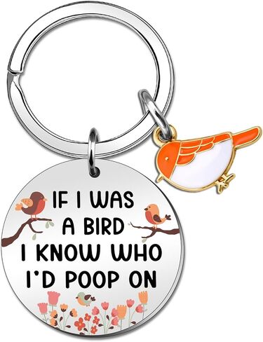Bird Gifts For Women Funny Gifts For Bird Lovers Birding Keychain Animal Lovers Birds Watching Gift For Woman Birds Stuff Accessories For Best Friends Birders Birthday Christmas Gift For Bird Nerd in Saudi Arabia