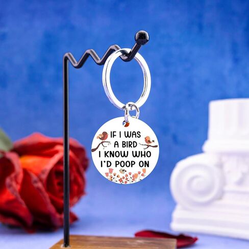 Bird Gifts For Women Funny Gifts For Bird Lovers Birding Keychain Animal Lovers Birds Watching Gift For Woman Birds Stuff Accessories For Best Friends Birders Birthday Christmas Gift For Bird Nerd in Saudi Arabia