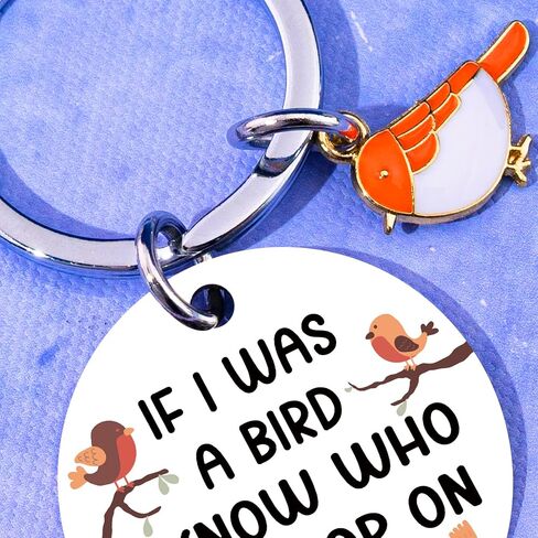 Bird Gifts For Women Funny Gifts For Bird Lovers Birding Keychain Animal Lovers Birds Watching Gift For Woman Birds Stuff Accessories For Best Friends Birders Birthday Christmas Gift For Bird Nerd in Saudi Arabia
