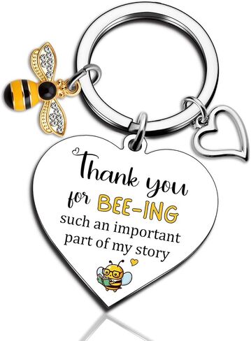Teacher Appreciation Gifts Teachers Gifts for Women Cute Bee Keychains Thank You Keychain for Teachers Valentines Day Best Teacher Gift Teacher Birthday Christmas Gift in Saudi Arabia