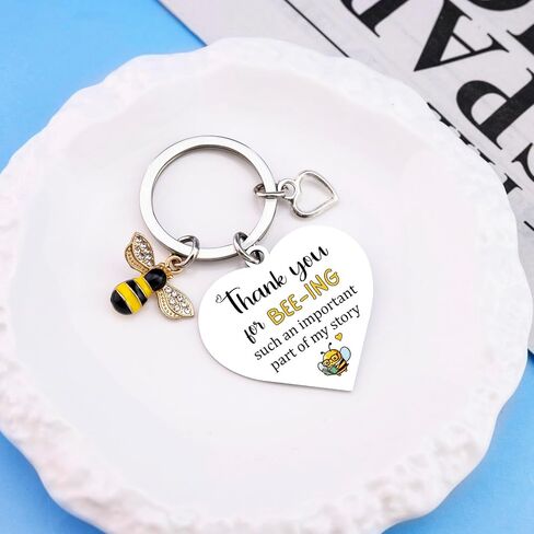 Teacher Appreciation Gifts Teachers Gifts for Women Cute Bee Keychains Thank You Keychain for Teachers Valentines Day Best Teacher Gift Teacher Birthday Christmas Gift in Saudi Arabia