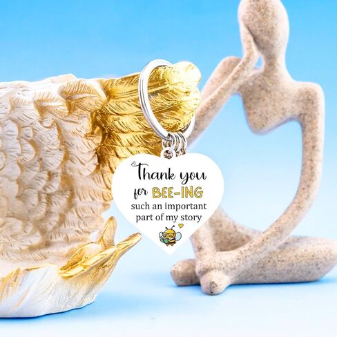 Teacher Appreciation Gifts Teachers Gifts for Women Cute Bee Keychains Thank You Keychain for Teachers Valentines Day Best Teacher Gift Teacher Birthday Christmas Gift in Saudi Arabia