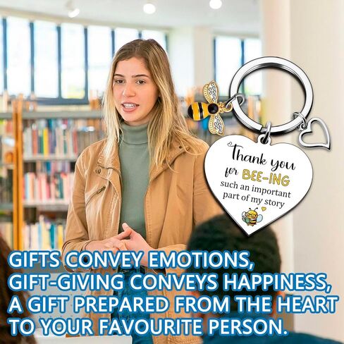 Teacher Appreciation Gifts Teachers Gifts for Women Cute Bee Keychains Thank You Keychain for Teachers Valentines Day Best Teacher Gift Teacher Birthday Christmas Gift in Saudi Arabia