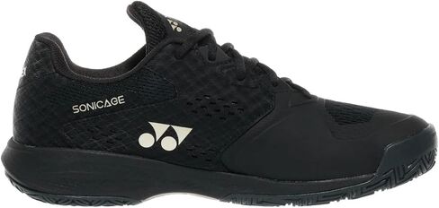 حذاء تنس رجالي من YONEX Power Cushion Sonicage - أسود/رمادي موكا/D متوسط ​​/ 10.0 in Kuwait