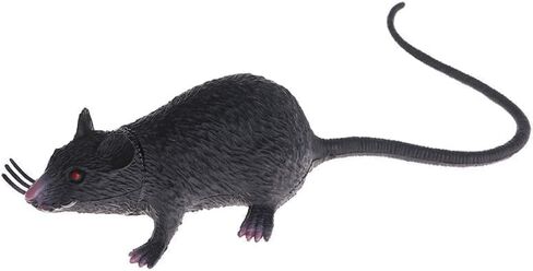 Halloween Rat Decor - Realistic Mouse Figure for Haunted House Props, Spooky Party Supplies and Gothic Tabletop Displays (Lifelike Rodent Statues) in Saudi Arabia