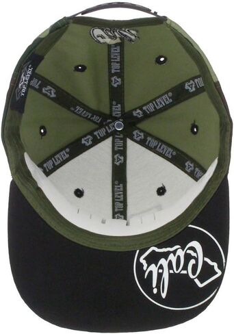 Top Level Cali High Definition Embroidery Snapback Baseball Cap Hat Camo/Black in Saudi Arabia