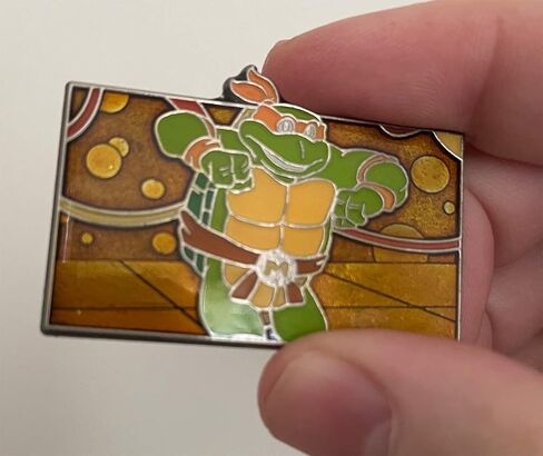 Michelangelo is a Party Dude: Collectible Enamel Pin in Kuwait