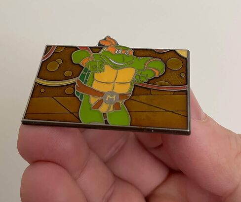 Michelangelo is a Party Dude: Collectible Enamel Pin in Kuwait