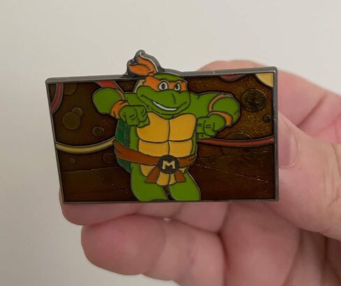 Michelangelo is a Party Dude: Collectible Enamel Pin in Kuwait