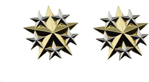 US army General Officer Six Star Badge Pin Insignia- pair in Saudi Arabia