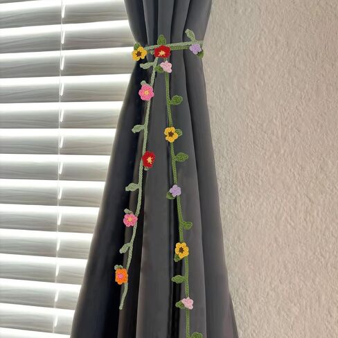 2 Pcs Crochet Flowers Hanging Plant Daisy Sunflower for Accessories Car Flower Arrangement Artifical Sunflower and Wildflowers Crochet Flower for Women Girls Birthday Christmas Party Home in Saudi Arabia