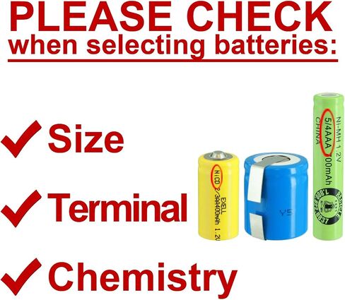 Exell Battery 10PACK 2/3AA NiMH 700mAh 1.2V Button top Rechargeable Battery for Dust Busters, Lascar EL-USB-1-PRO Industrial USB Temperature Data Logger in Kuwait