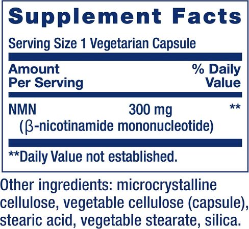 Life Extension NAD+ Cell Support NMN, Healthy Aging, Energy Support, nicotinamide mononucleotide, NAD+, 300 mg, Gluten Free, Non-GMO, Vegetarian, 30 Capsules in Saudi Arabia