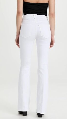 Veronica Beard Jean Women's Beverly Skinny Flare Jeans, White, 25 in Saudi Arabia