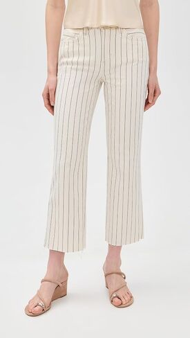 L'AGENCE Women's Wanda Crop Wide Leg Jeans in Saudi Arabia